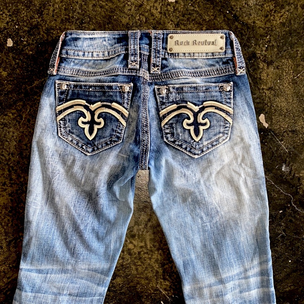 Rock revival womens alanis boot cut jeans
